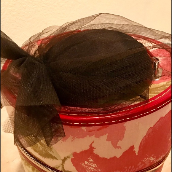 ❤️ Black vintage oval-shaped hat - Picture 4 of 6